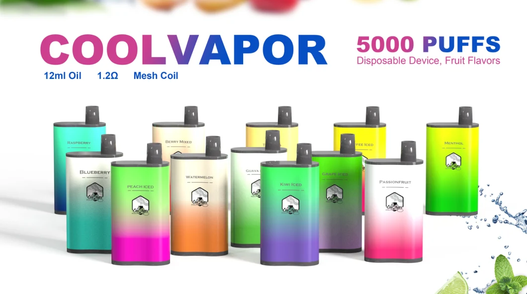 Coolvapor High Quality Disposable Vape Hot Selling 4500puffs OEM ODM