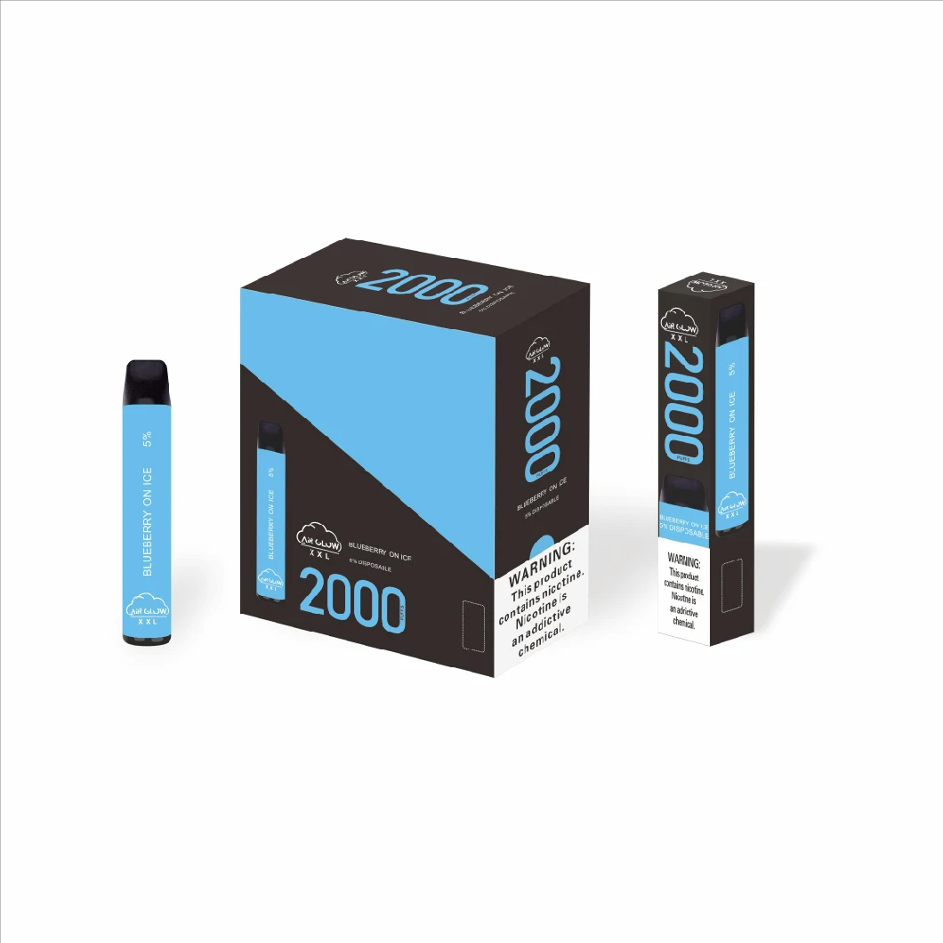 Hot Sale Custom Flavour 850 mAh 6.5ml Liquid Juice 2000puffs E Fruit Disposable Vape Pen From Manufacturers China