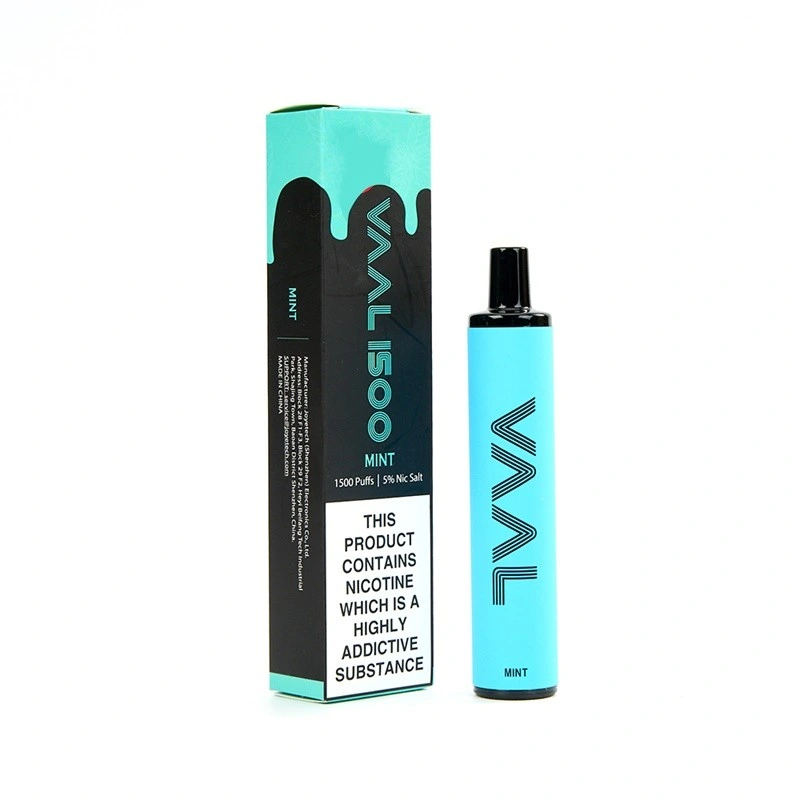 Crazy Selling Vaal Vape Vaal 1500 1500puffs 5ml Empty Disposable Vape Pen Wholesale E Cigarette Disposable Vape