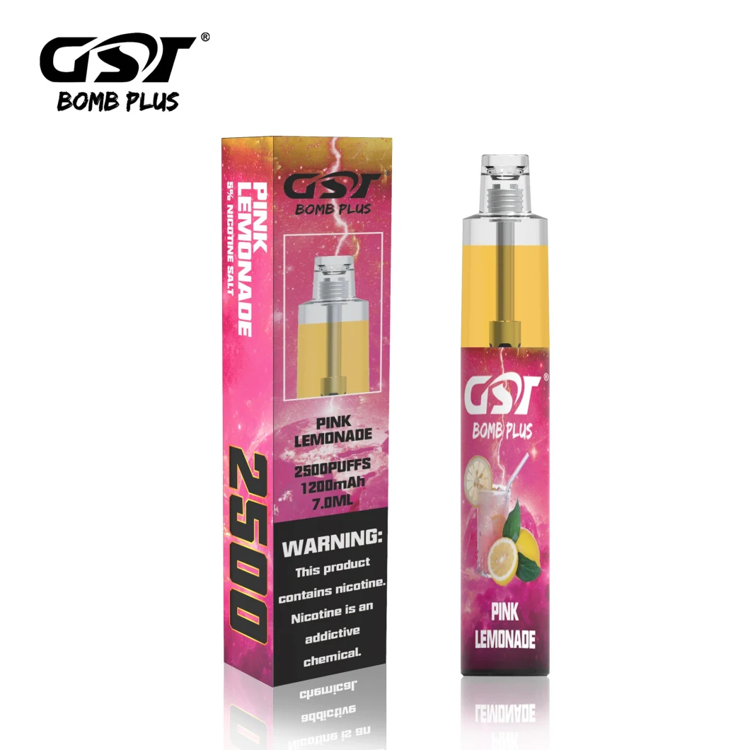 Gst Bomb Plus Wholesale Disposable Vape Pen 2500puffs Puff Bar Plus Puff Plus