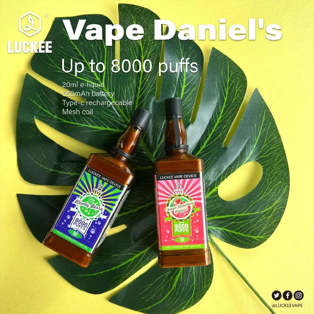 Wholesale Disposable Luckee Vape Daniel′ S 8000puffs with CE and FDA