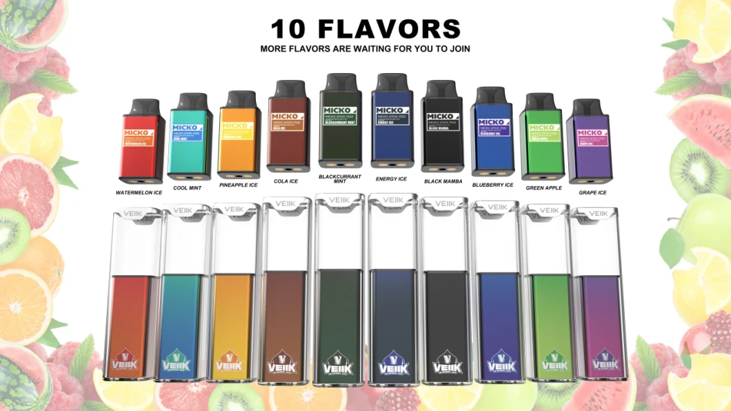 Wholesale Disposable Electronic Cigarette Veiik Micko Stick 3500puffs Disposable Vape